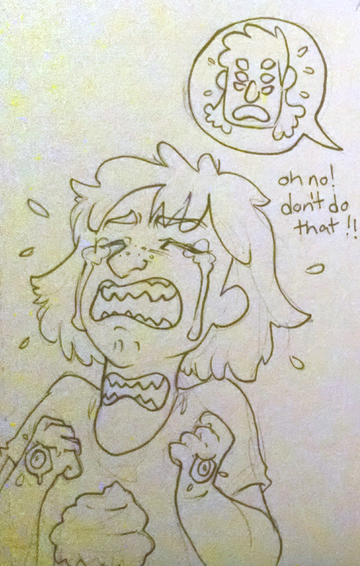 fanart of neverhuman au monsterdad bea and stan for ko-fi reward